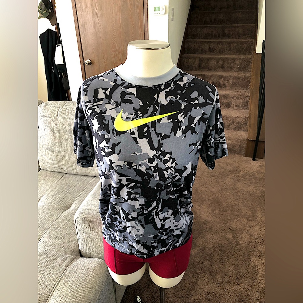 Gray Camo Nike T Shirt